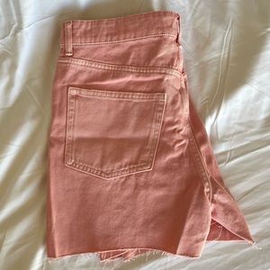 NWT H&M Denim Shorts Size 4 Pink